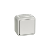 SCHNEIDER ELECTRIC LAURITZ KNUDSEN Opus® 73 insatt brytare krönt med en slinga...