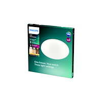 Philips Philips Superslim CL550 - vägg-/taklampa - LED - 18 W - varmt vitt ljus - 2700 K - vit