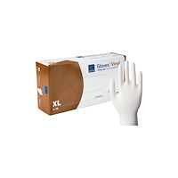 Abena Abena - handskar - storlek: 8-9 - extra large - vinyl - transparent (paket om 100)