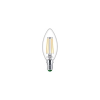 Philips Philips Ultra-Efficient - LED-glödlampa med filament - form: B35 - klar finish - E14 - 1.2 W - varmt vitt ljus - 2700 K