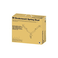 MULTIBRACKETS Multibrackets M Deskmount Spring Dual monteringssats - för 2 LCD-bildskärmar - svart