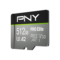 PNY Technologies PNY PRO Elite - flash-minneskort - 512 GB - mikroSDXC UHS-I