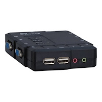 Inter-Tech Elektronik Handels Argus KVM CS-41UA - omkopplare för tangentbord/video/mus/ljud - 4 portar