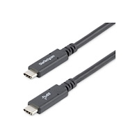 StarTech.com StarTech 1,8 m USB C till USB C-kabel ‒ 5A, 100W PD 3.0 ‒ Certifierad Works With Chromebook ‒ USB-IF-certifierad ‒ H/H ‒...