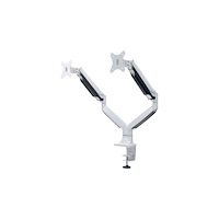 MULTIBRACKETS Multibrackets M Deskmount Gas Spring Dual - monteringssats - för 2 LCD-bildskärmar - vit