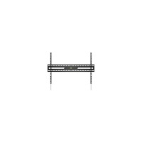 Deltaco DELTACO monteringssats - för böjd/platt panel - heavy-duty,75 kg, fixed - svart