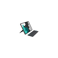 Logitech Logitech Flip Folio - tangentbord och foliefodral full size - QWERTY - engelska - grafit Inmatningsenhet