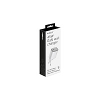 Celly Celly [UPTC COLLECTION] UPTC1USBC45WWH strömadapter - GaN - USB-C - 45 watt