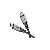 Goobay Goobay USB-C-kabel, USB4 version 2.0, 1 m, svart, silver (74...