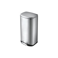 Eko Pedalhink, EKO Della, matt stål, rostfritt stål, 35 l, med i...
