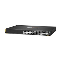 HP HPE Aruba 6200F 24G Class4 PoE 4SFP+ 370W Switch - switch - max. staplingsavstånd 10 kms - 24 portar - Administrerad - r...