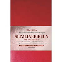 Marcus förlag Slimlinebibeln med apokryferna: Bibel 2026 röd – med parallellhänvisningar (bok, flexband)