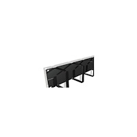 Leviton (Brand-Rex) Brand-Rex MMCACCCM001, Branded panel, Svart, Stål, 48,3 cm (...