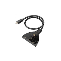 TECHLY Techly IDATA HDMI-3F30, HDMI, 1.4b, Svart, 30 hz, 2160p, 3,4...