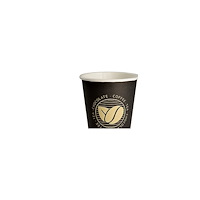 Abena Gastro-Line kaffekopp 24 cl – brun, Beans, 9 cm, Ø 8 cm, PE/...