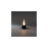KONSTSMIDE Lykta metall LED 24,5cm svart