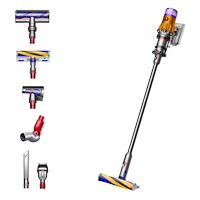 Dyson Dyson V12 Detect Slim Absolute - dammsugare - sladdlös - skaft/handhållen - gul/nickel (Skadad)