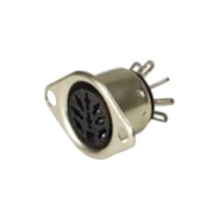Hirschmann Hirschmann 930 343-200-1 DIN rundkontakt, flänsanslutning 7-...
