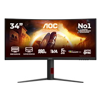 AOC AOC G4 CU34G4CA, 86,4 cm (34"), 3440 x 1440 pixlar, Wide Qua...
