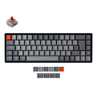 Keychron Keychron K6, Kabel & Trådlös, USB + Bluetooth, Mekaniska tan...