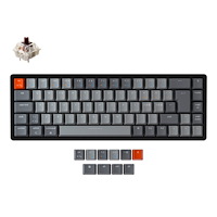 Keychron Keychron K6, Kabel & Trådlös, USB + Bluetooth, Mekaniska tan...