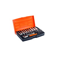 BAHCO Bahco SL25L hylsnyckelsats 37 delar 1/4" 4-13 mm, korta och...