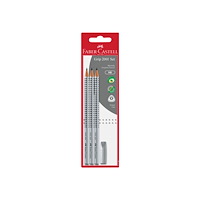 FABER-CASTELL Faber-Castell GRIP 2001 - penna - HB - svart (paket om 3)