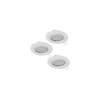 EGLO EGLO Peneto 94406 infällda spotlights 3 x 5 W GU10 LED, vit...