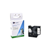 G&G Kompatibel med Dymo D1/43613/S0720780 etikettband 6mm x 7m s...