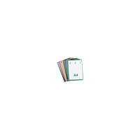 DJOIS Tarifold Frame PVC A4x10, svart385x50x245mm 0,552kg (10 st)