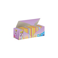 Post-it Post-it Super Sticky Z-notes, 76 x 76 mm, 6 färger, förpackn...