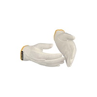 GUIDE Bomullshandskar Guide 549, PVC-noppor, str. 8, förpackning m...