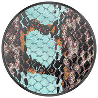 POPSOCKETS Embossed Metal Water Snake Avtagbart Grip med Ställfunktion LUXE