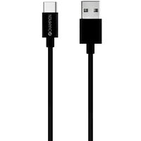 Champion USB-A till USB-C Kabel 1m Svart