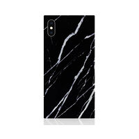 IDECOZ Mobilskal Svart Marble iPhone XS Max