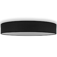 Smartwares Taklampa Textil Ø60cm Svart