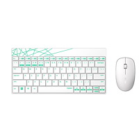 RAPOO Keyboard/Mice Set 8000M Wireless Multi-Mode White