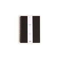 Grieg Ant.bok GRIEG Design A4 100g linj svart