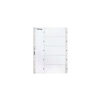 Lyreco Kartongregister LYRECO A4 1-5 vit