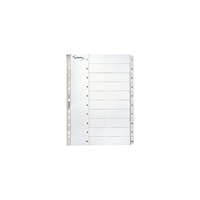 Lyreco Kartongregister LYRECO A4 1-10 vit