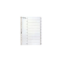 Lyreco Kartongregister LYRECO A4 1-10 vit