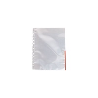 ESSELTE Plastficka signal A4 0,11mm röd 100/fp