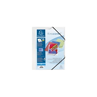 EXACOMPTA Gummibandsmapp EXACOMPTA 3-kl ficka tra