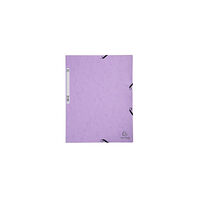 EXACOMPTA Gummibandsmapp EXACOMPTA 3kl A4 lila