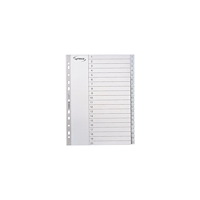 Lyreco Plastregister LYRECO A4 PP 1-20 grå