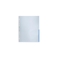 BANTEX Plastficka sig BANTEX A4 0,12 blå 100/fp