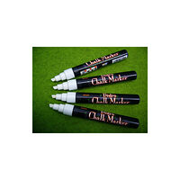 Marvy Märkpenna MARVY Chalk Marker vit 4/fp