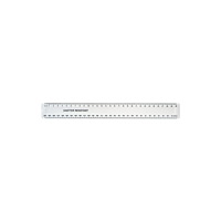 Helix Linjal 30cm splitterfri vit 100/fp