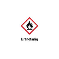 UNIGRAPHICS Skylt Brandfarlig A5 Plast