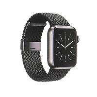 GEAR Watchband Braided BLACK Apple Watch 42/44/45
